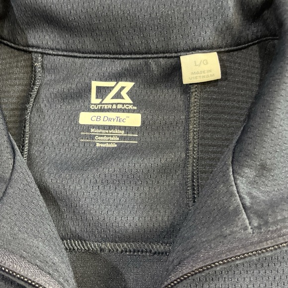 New England Patriots Cutter & Buck Pullover Men's L DryTec Long Sleeve - Picture 3 of 10